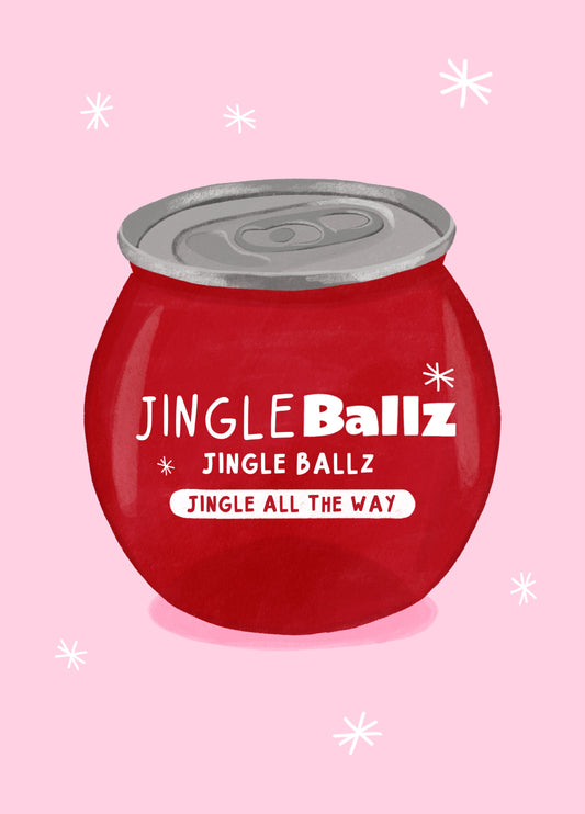 Jingle BALLZ Buzzballz Christmas Card