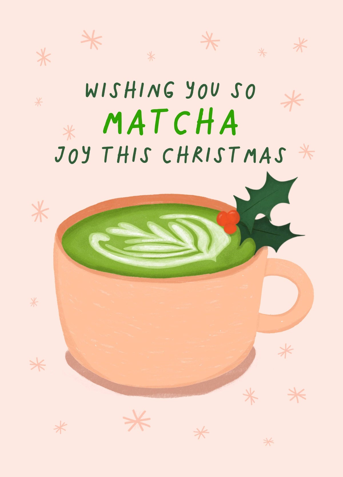 Matcha Christmas Card