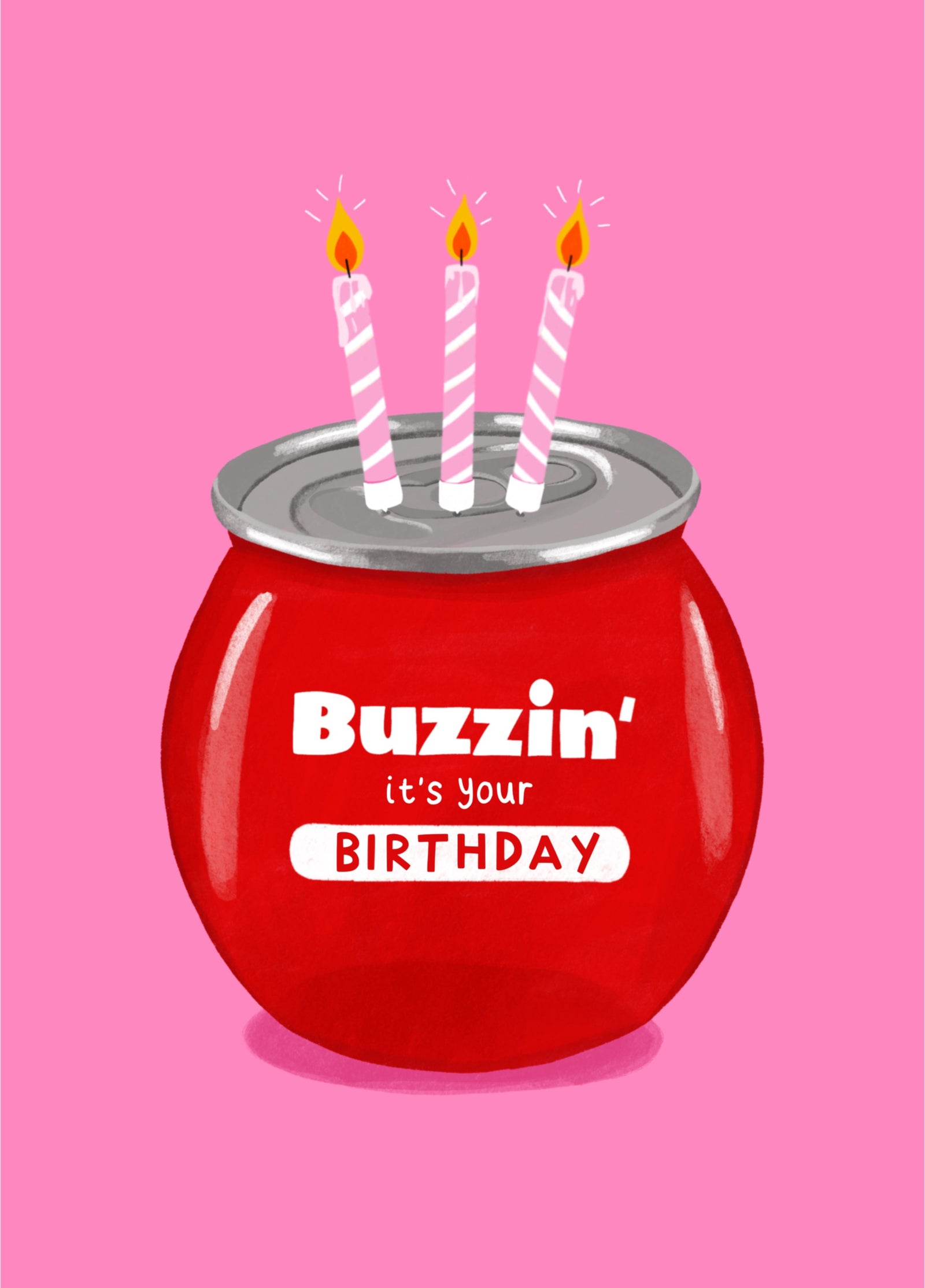 Buzzball Birthday Card