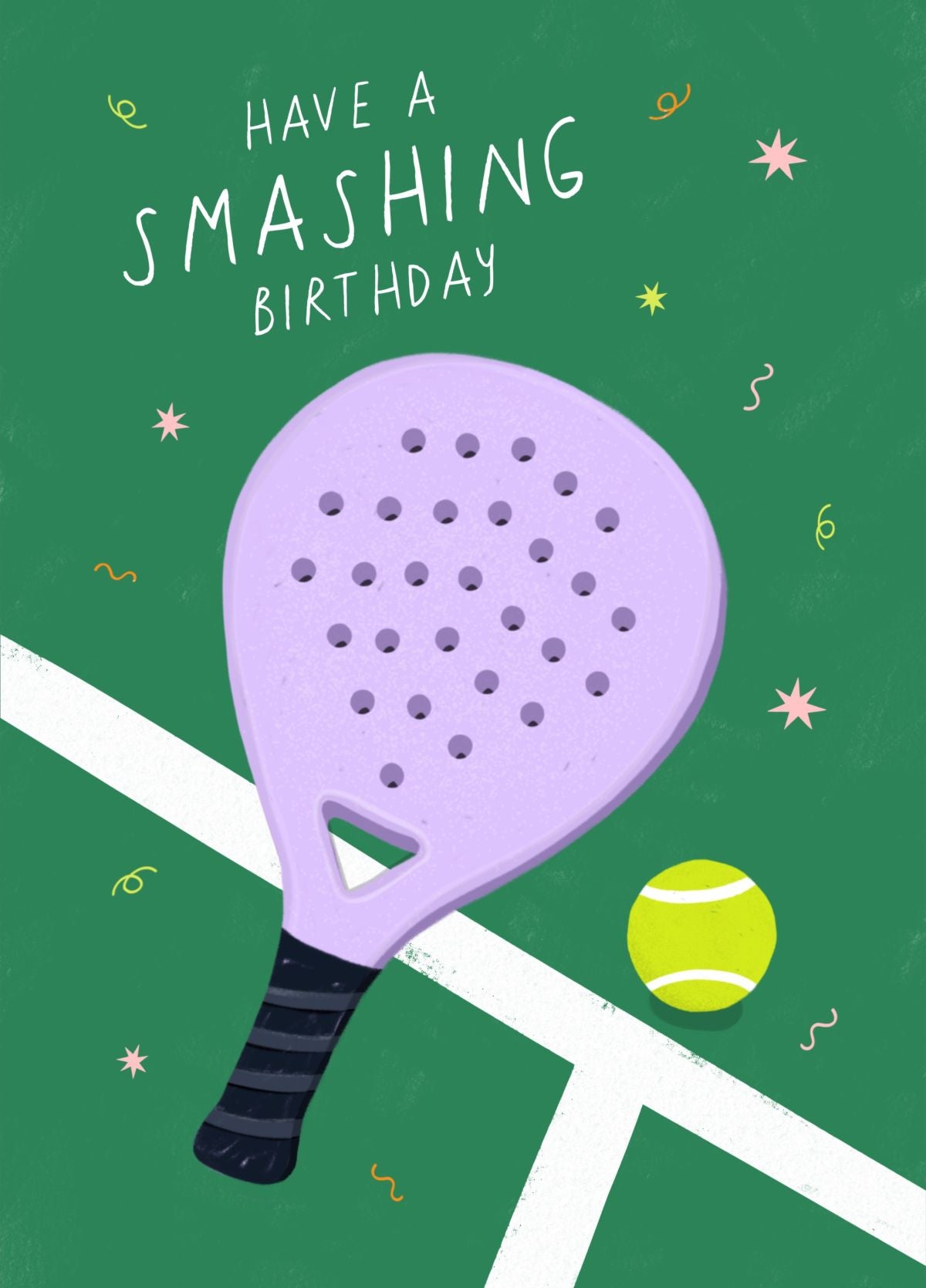 Padel Birthday Card
