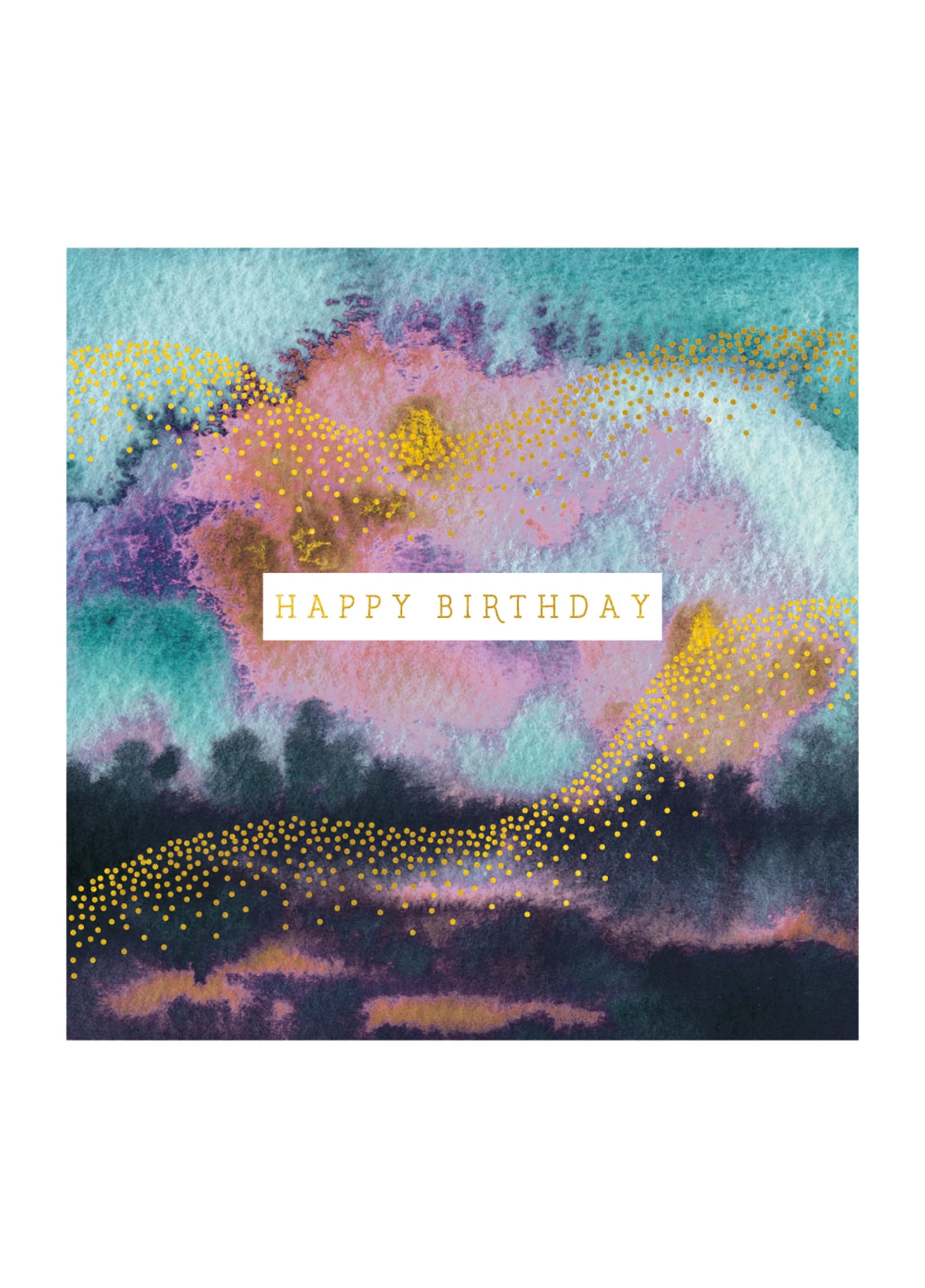 Colourful Abstract Birthday Card