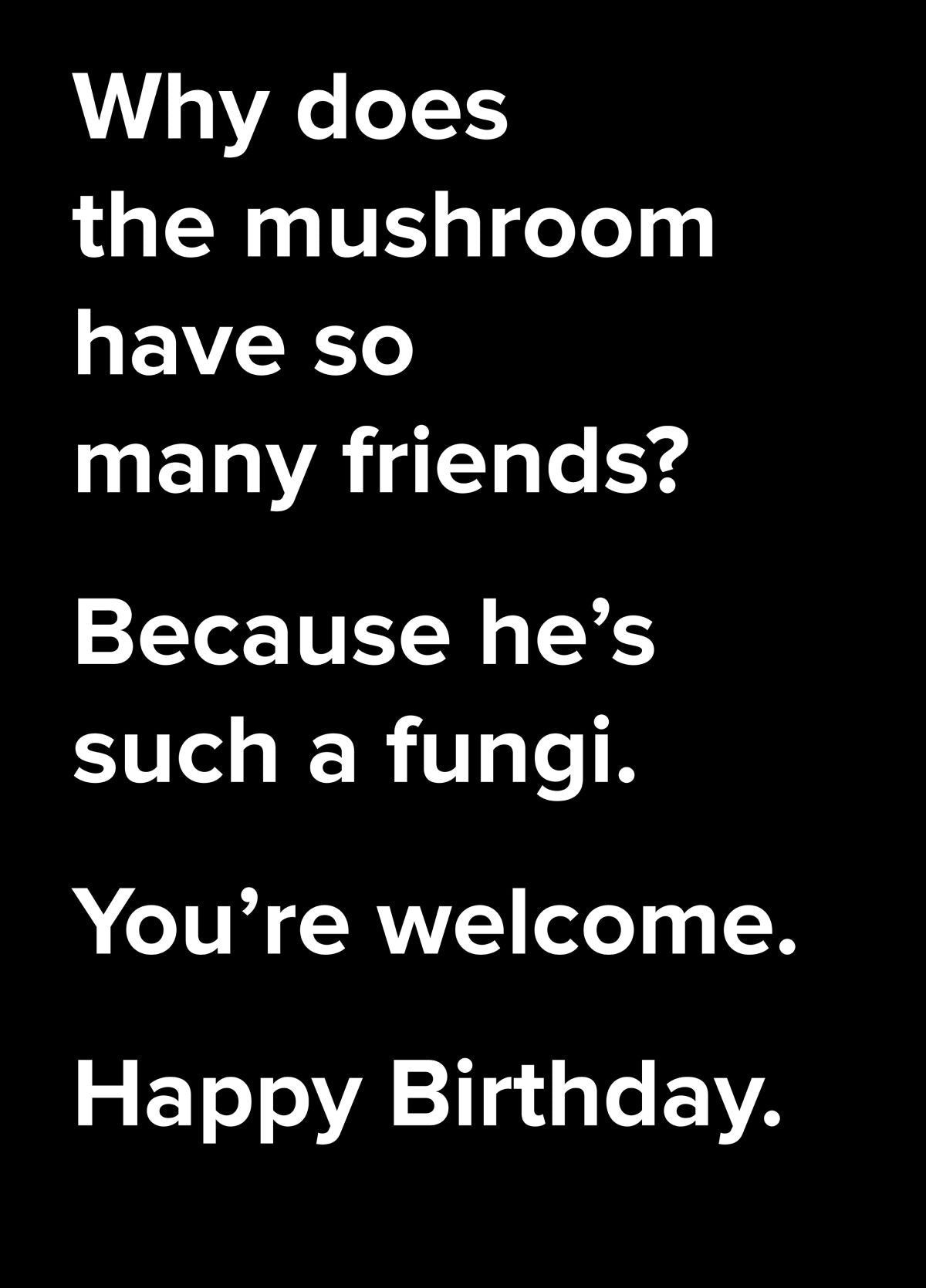 Fun Guy Dad Joke Birthday Card