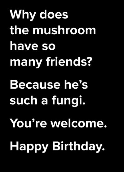 Fun Guy Dad Joke Birthday Card