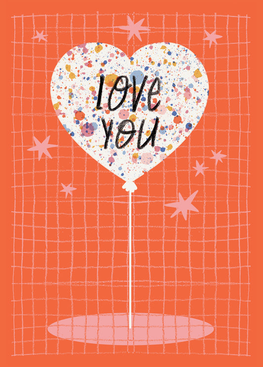 Love You Heart Balloon