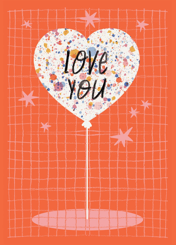 Love You Heart Balloon