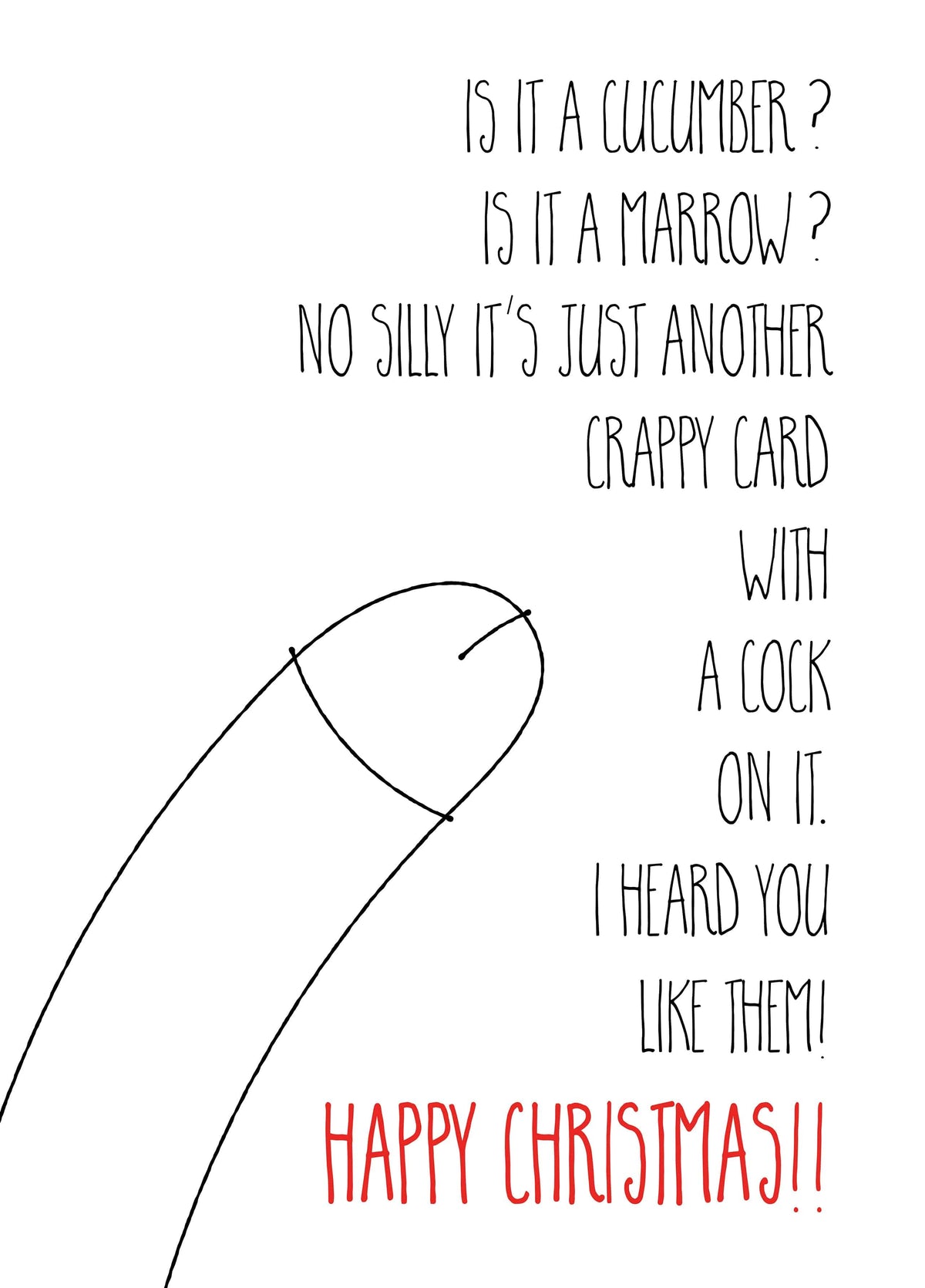 Another Christmas Cock Card