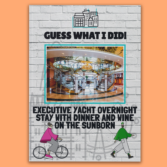 Executive Yacht Overnight Stay with Dinner and Wine on the Sunborn