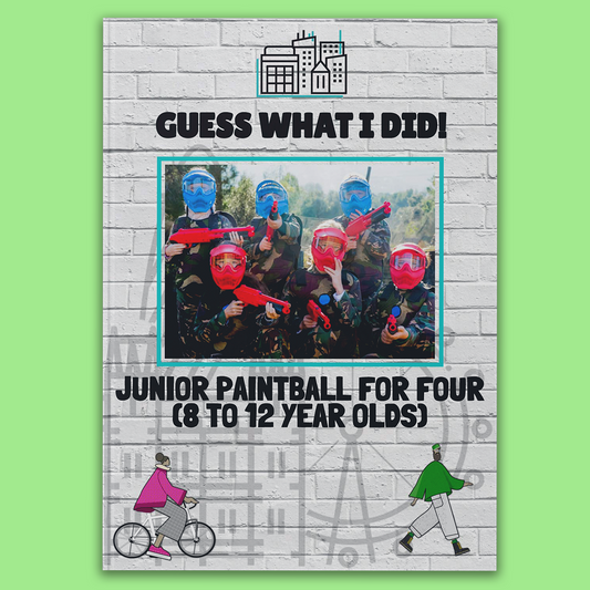 Junior Paintball for Four (8 to 12 year olds)