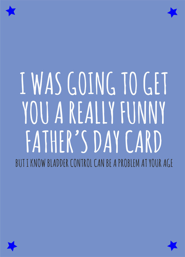 Bladder Control Problems Card