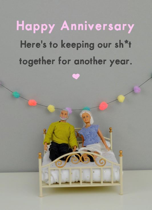 Here's To Keeping Our Shit Together Card