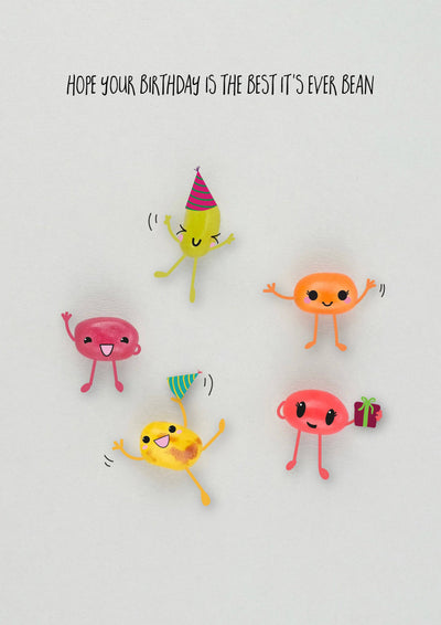 Best It's Ever Bean Birthday Card