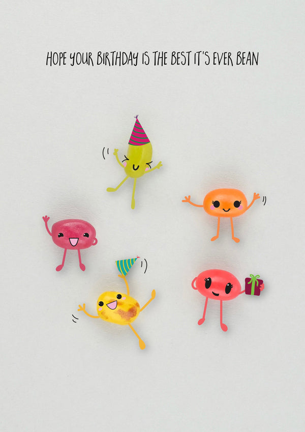 Best It's Ever Bean Birthday Card