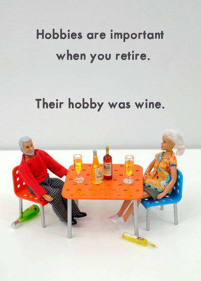 Hobbies Are Important Card