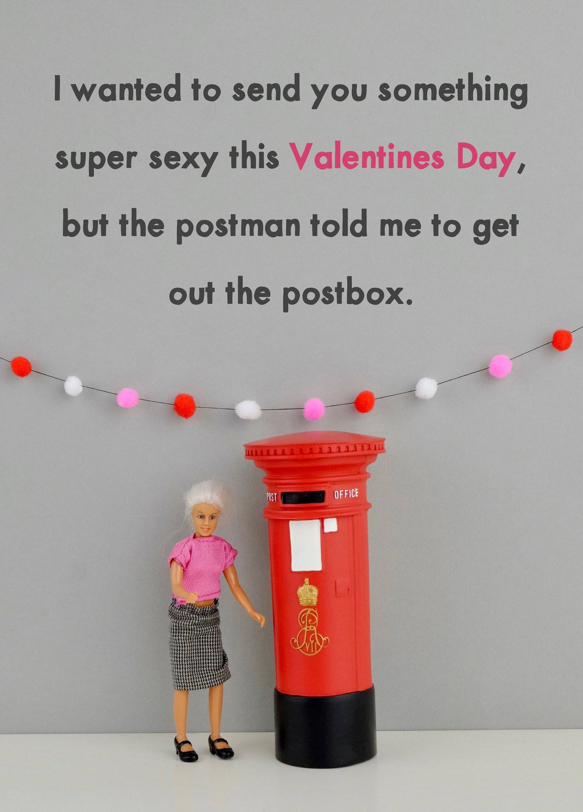 Get Out Of The Postbox Card