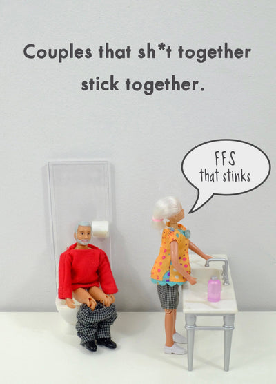 Couple That Shit Jeffrey And Janice Card