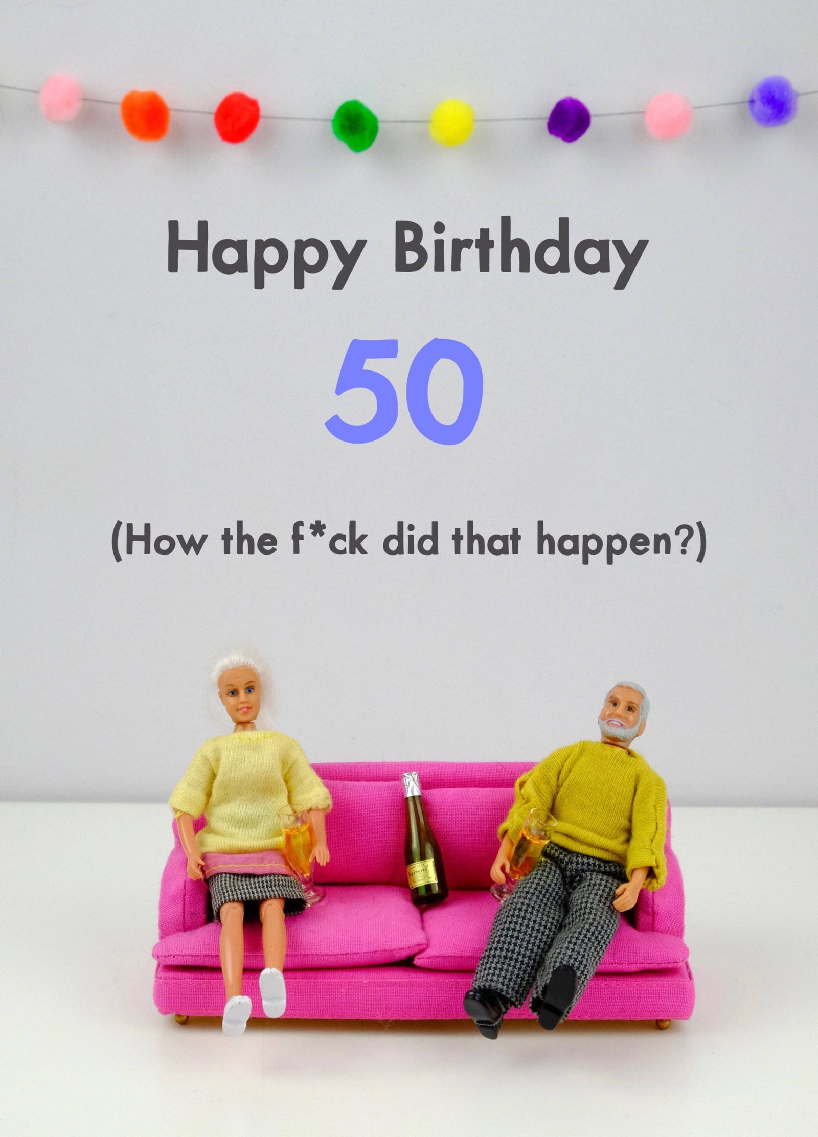 Happy Birthday 50 Card