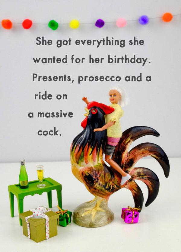 Massive Cock Card
