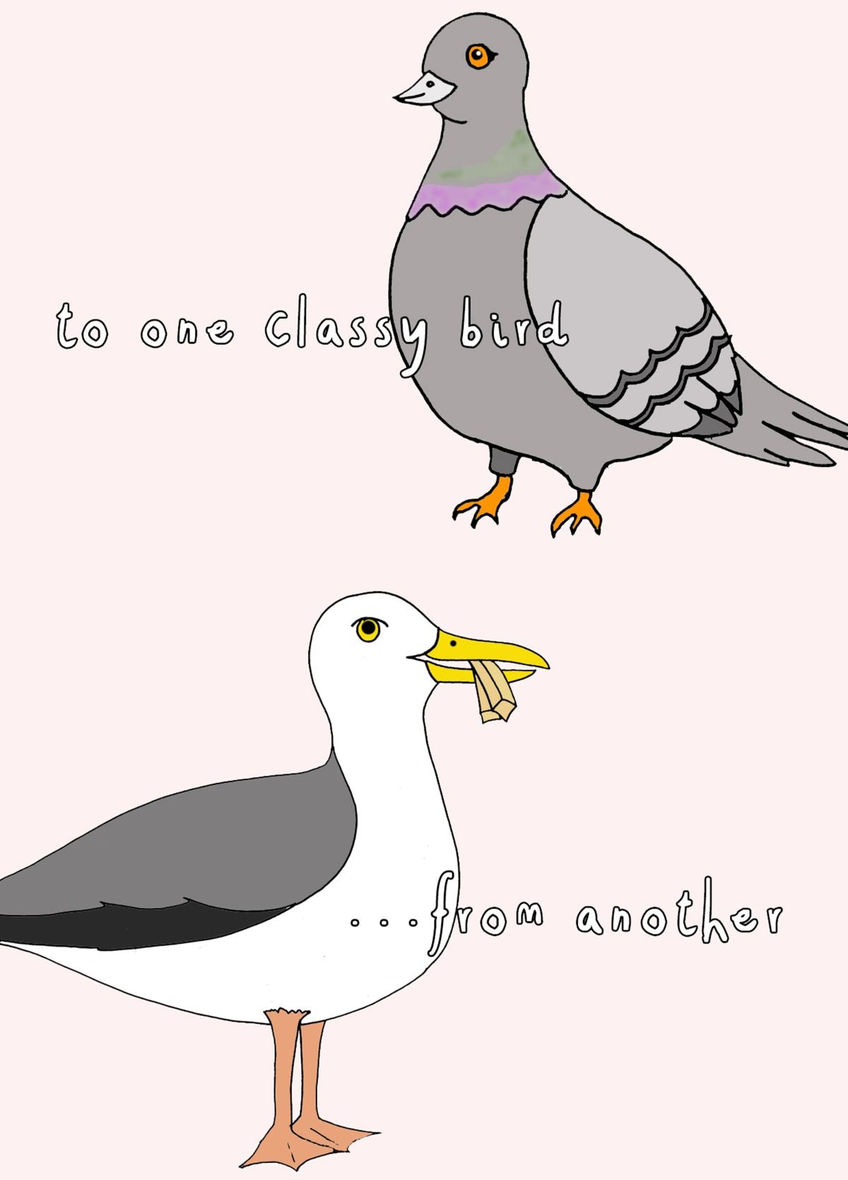 From One Classy Bird To Another