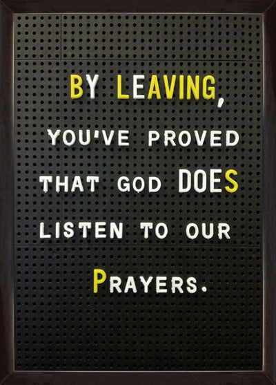 Prayers Card
