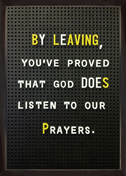 Prayers Card