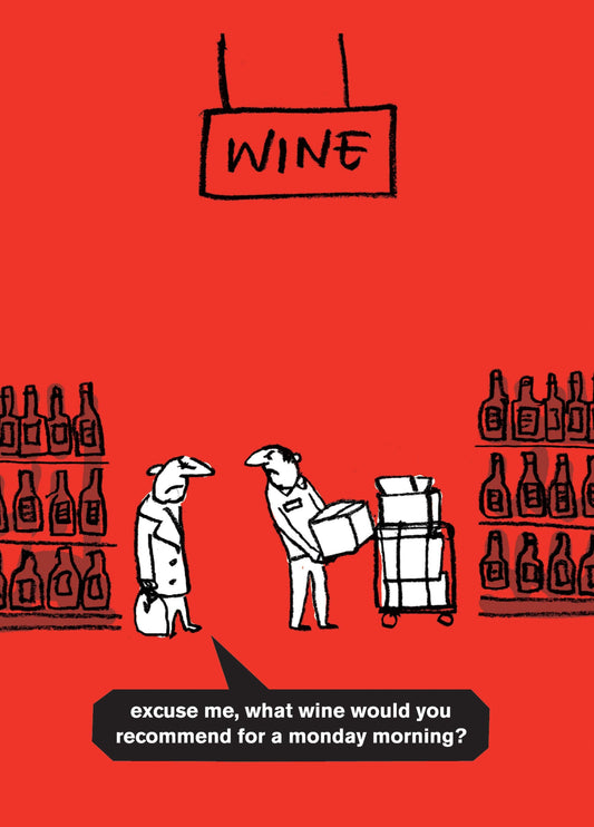 Monday Morning Wine Card