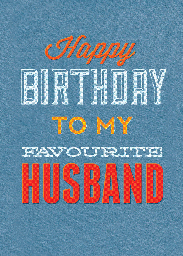 Favourite Husband Card