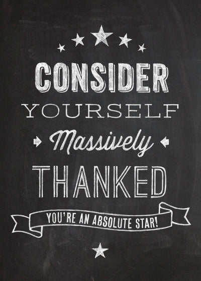 Massively Thanked Card