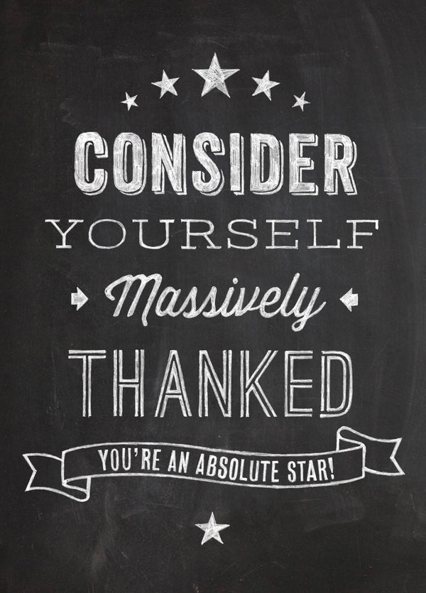 Massively Thanked Card