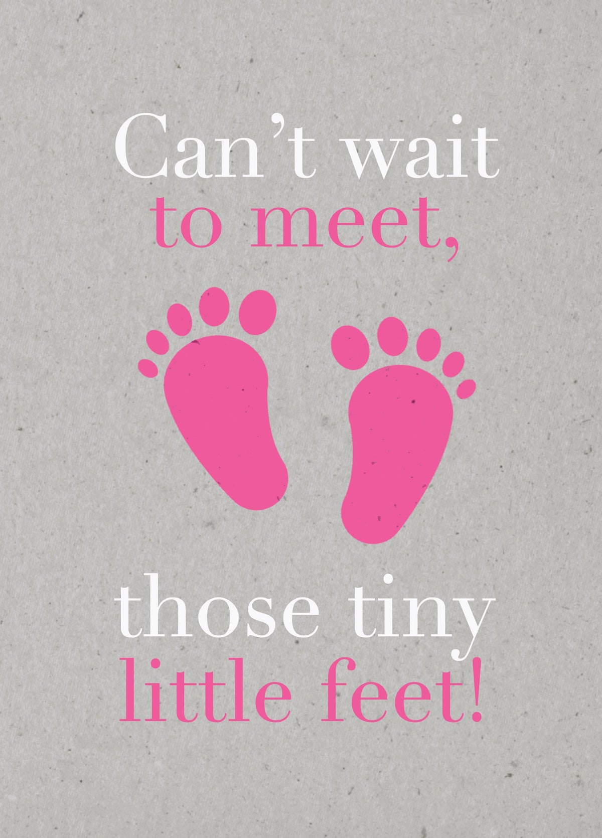 Tiny Feet Card