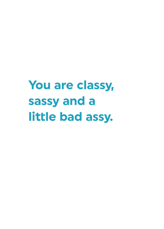 Classy Sassy Card