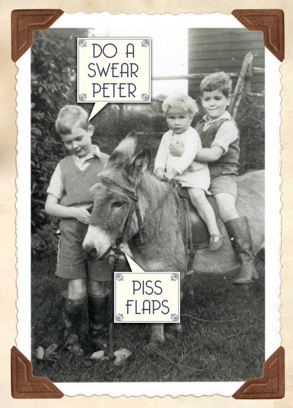 Piss Flaps Card