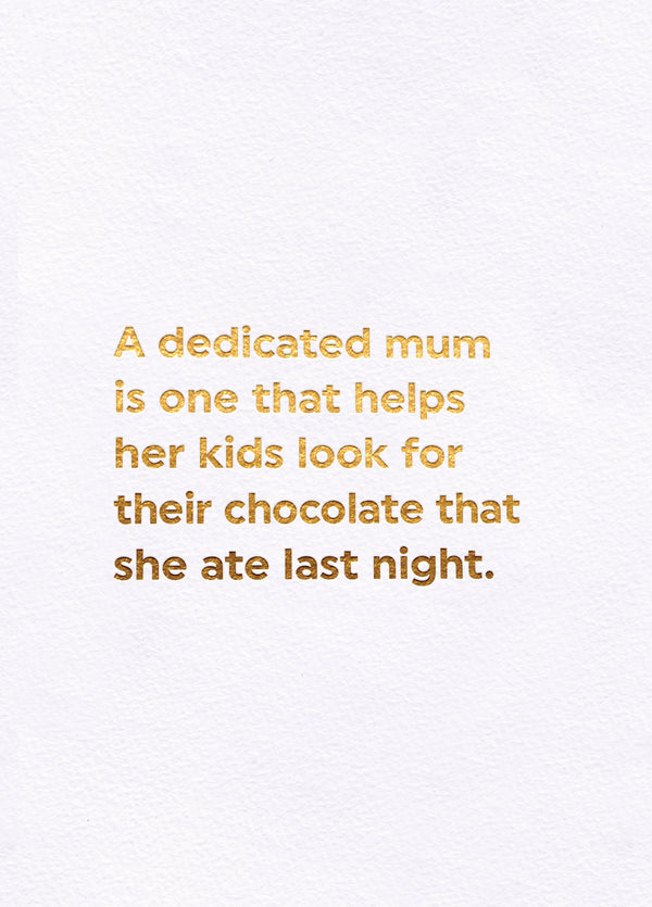 Hidden Chocolate Card