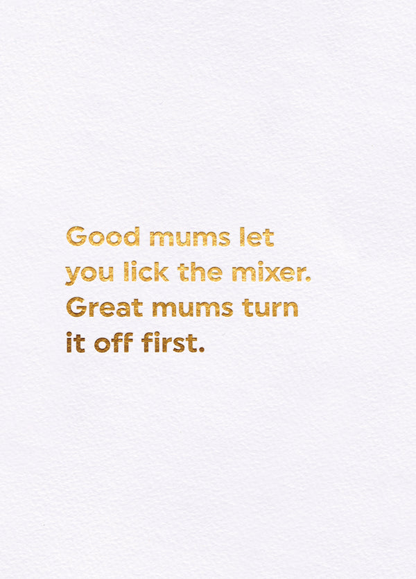 Lick The Mixer Card