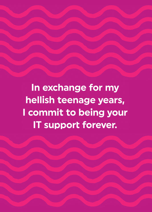 IT Support Card