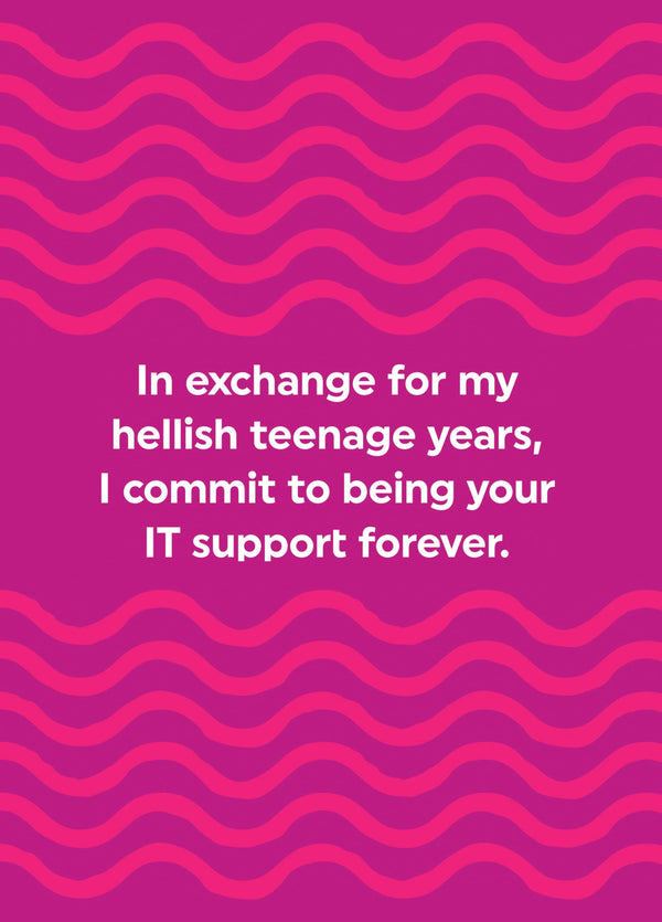IT Support Card