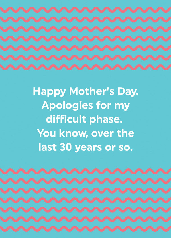 Difficult Phase Card