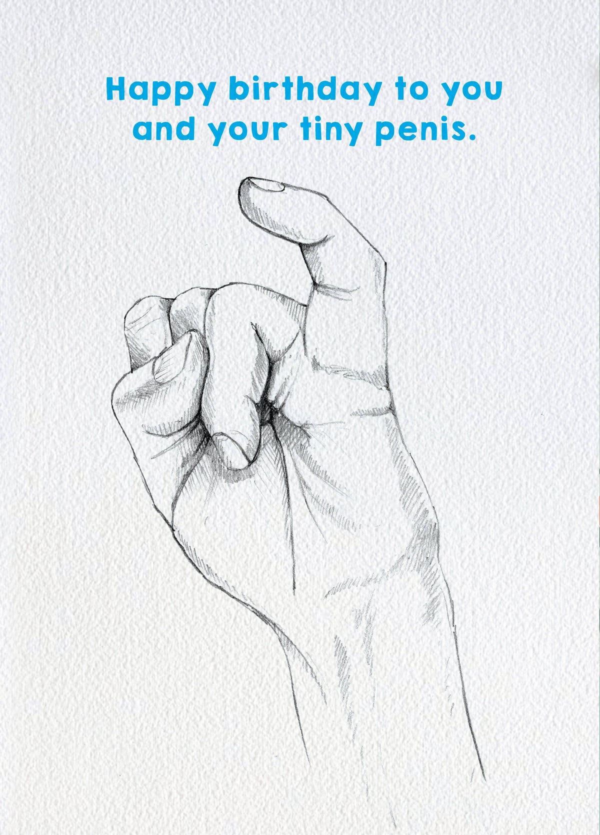 Tiny Penis Card