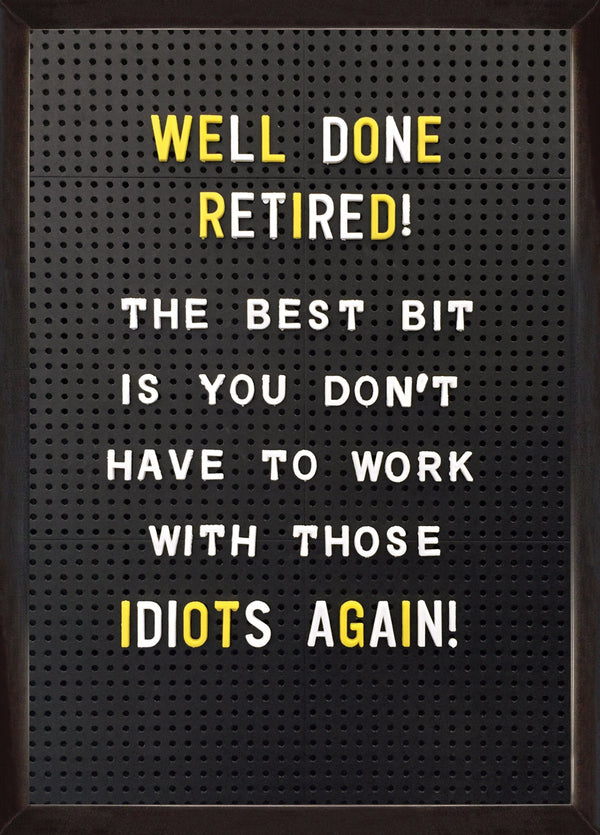 Those Idiots Again Card