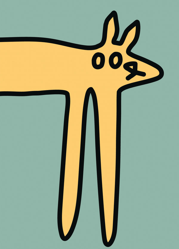 The Whippet Dog Card