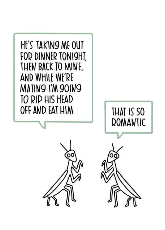 The Praying Mantis Card