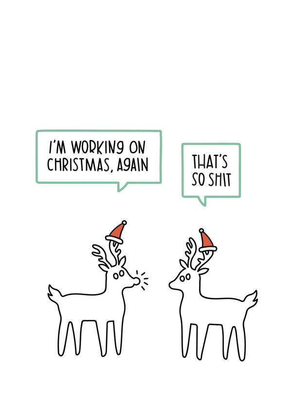 The Christmas Reindeer Card