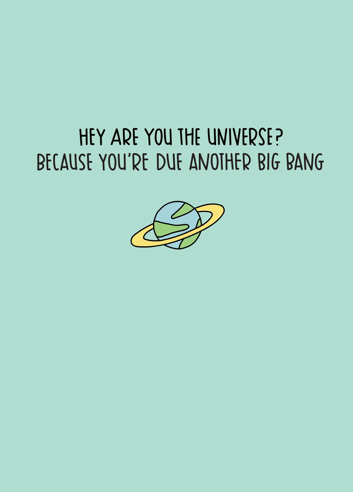 Big Bang Valentines Card