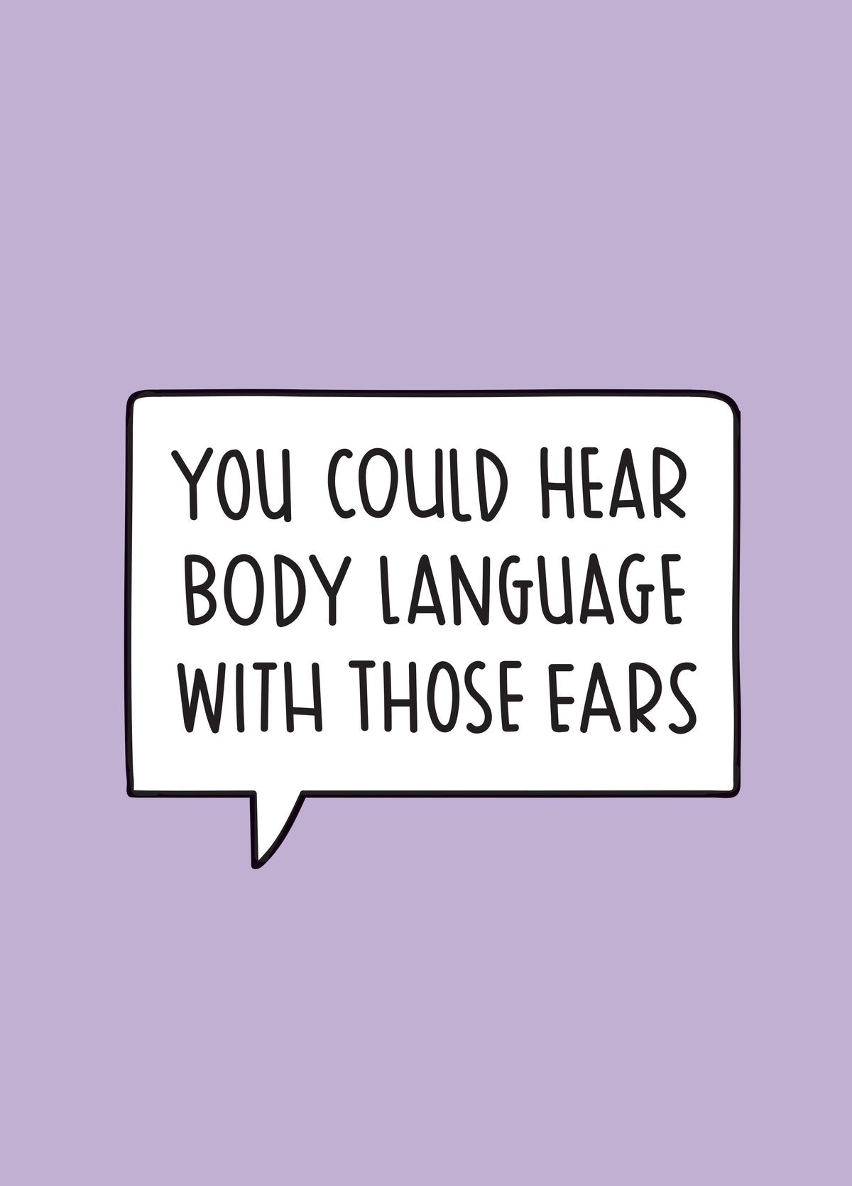 Hello Big Ears Card