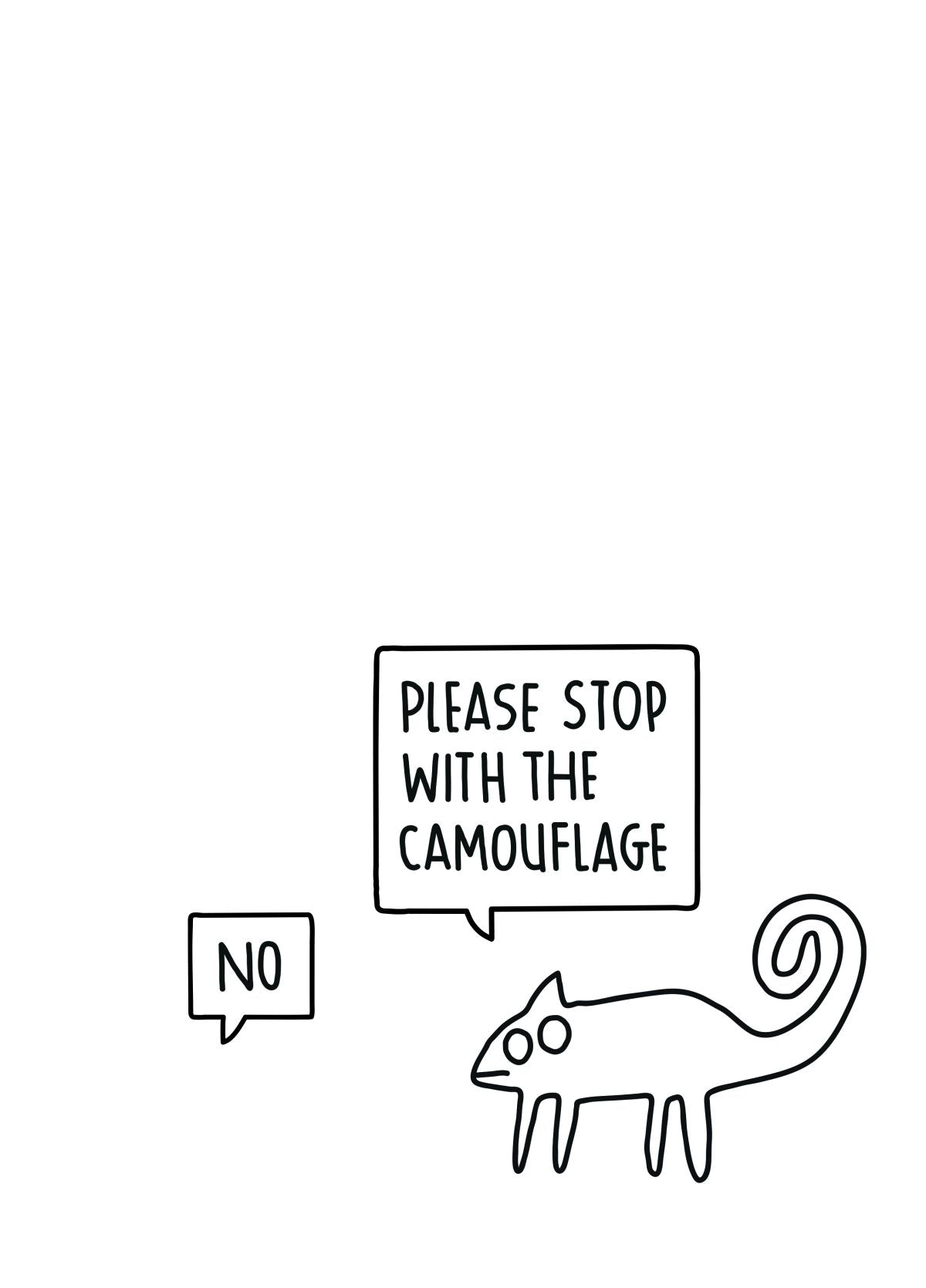 The Chameleons Card