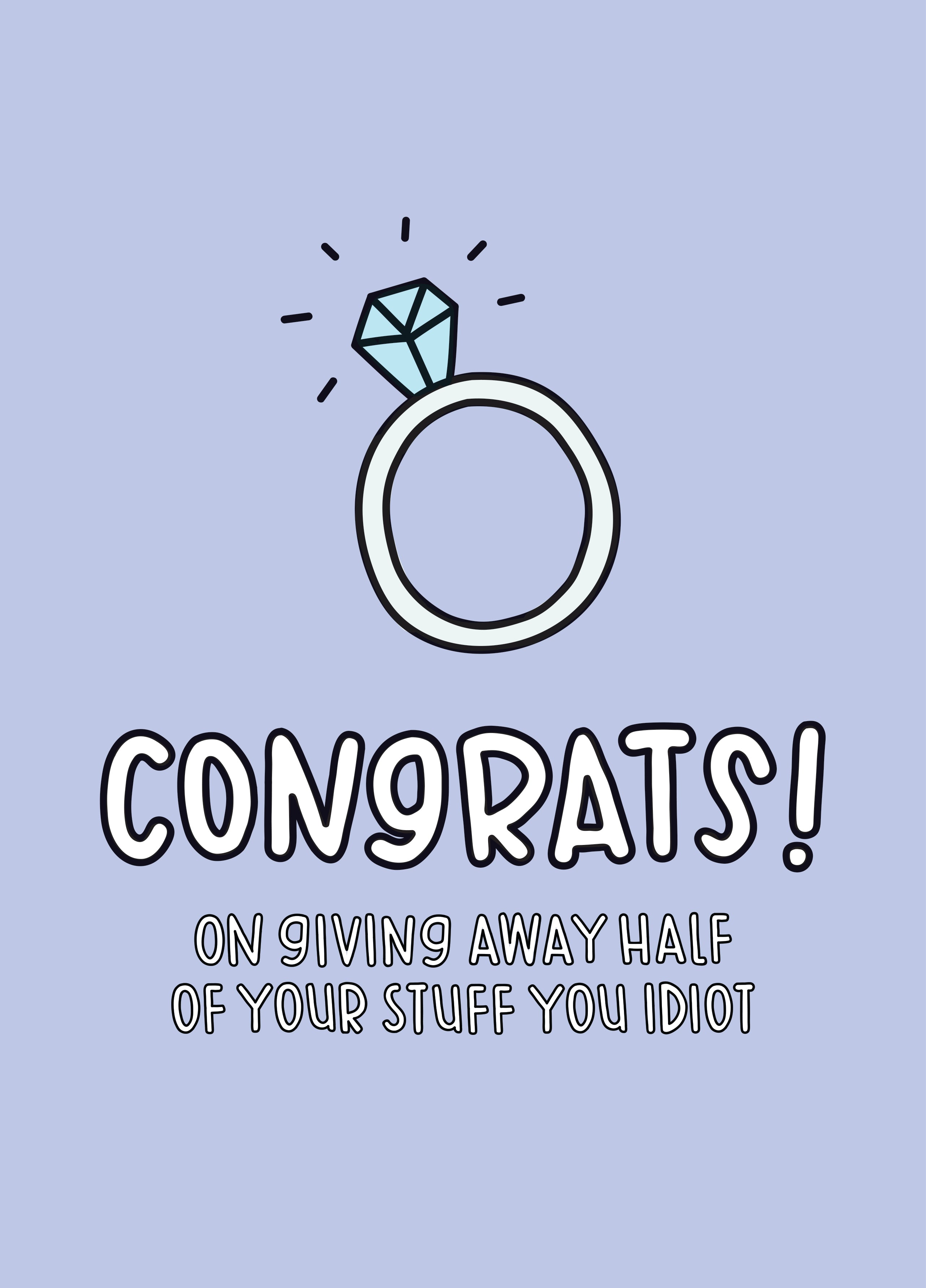 Congratulations You're Engaged – Scribbler Cards & Gifts