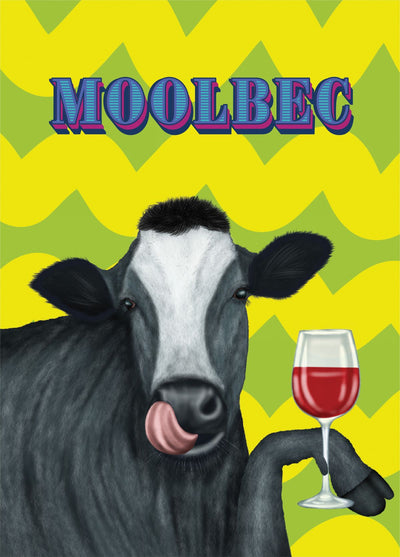 Malbec Wine Cow Pun
