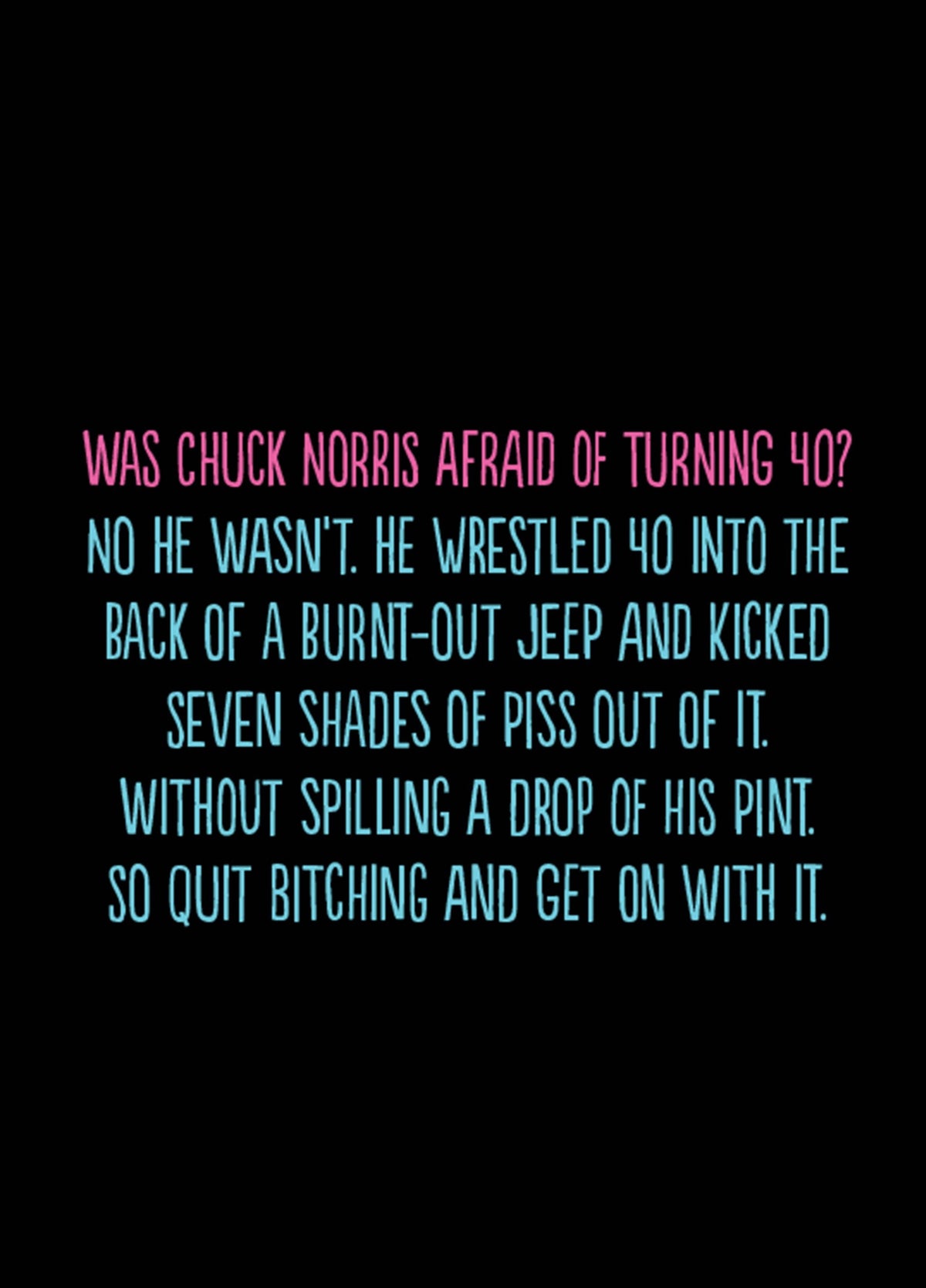 Chuck Norris Card
