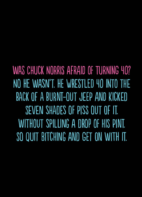Chuck Norris Card