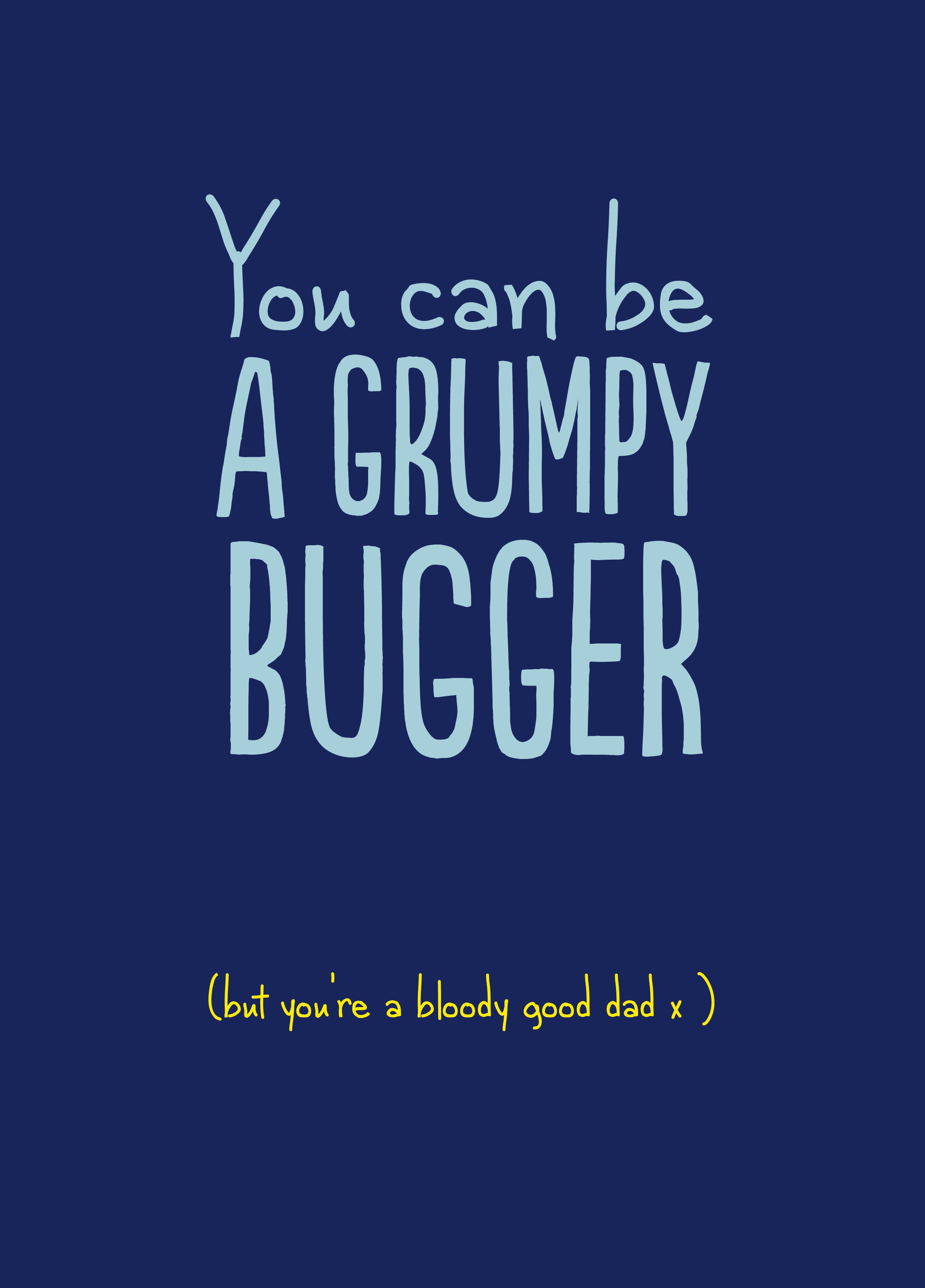 Grumpy Bugger Card – Scribbler Cards & Gifts