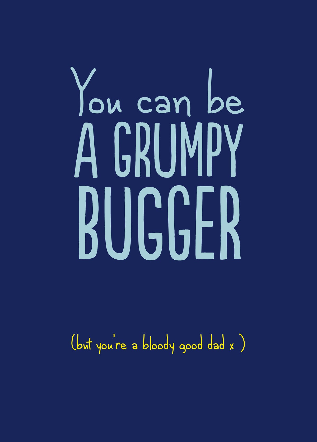Grumpy Bugger Card